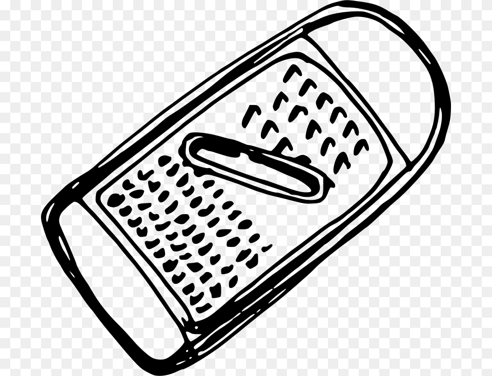 Grater Cheese Grater Clipart Black And White, Gray Free Png Download