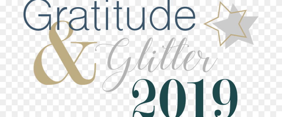Gratitude Amp Glitter Westwood Community Chest Annual Calligraphy, Symbol, Text, Blackboard Free Transparent Png