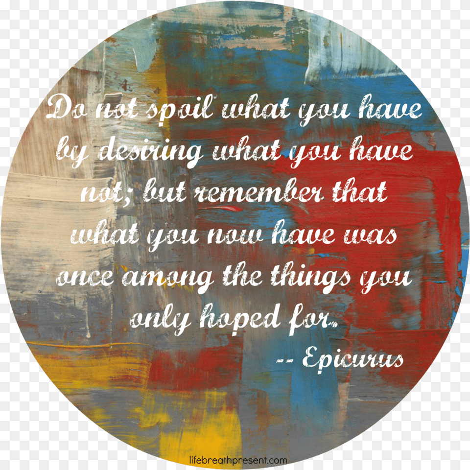 Gratitude Quote Epicurus Desire Campbellton Lighthouse Abstract, Blackboard Free Png Download