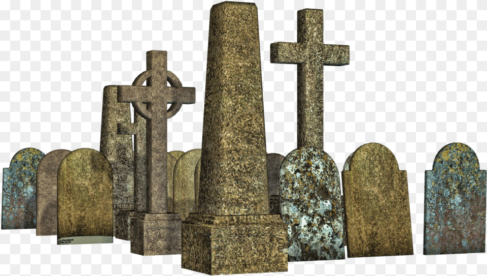 Grave 7 Image Cemetery, Cross, Symbol, Tomb, Gravestone Free Png Download