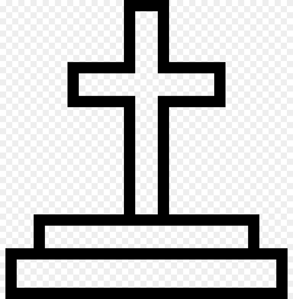 Grave Cemetery Tomb Stone Sepulchre Cross Icon, Altar, Architecture, Building, Church Free Transparent Png