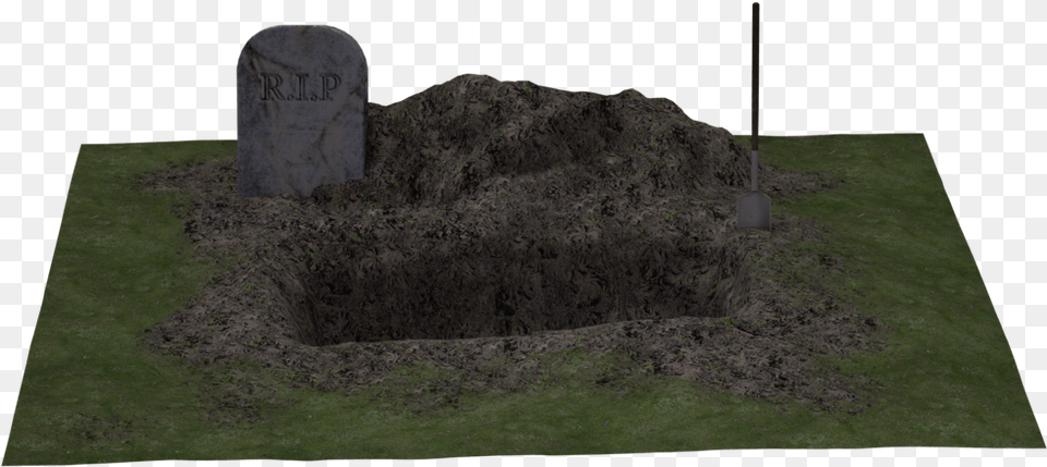 Grave Clipart Grave, Tomb, Gravestone, Device, Shovel Free Transparent Png