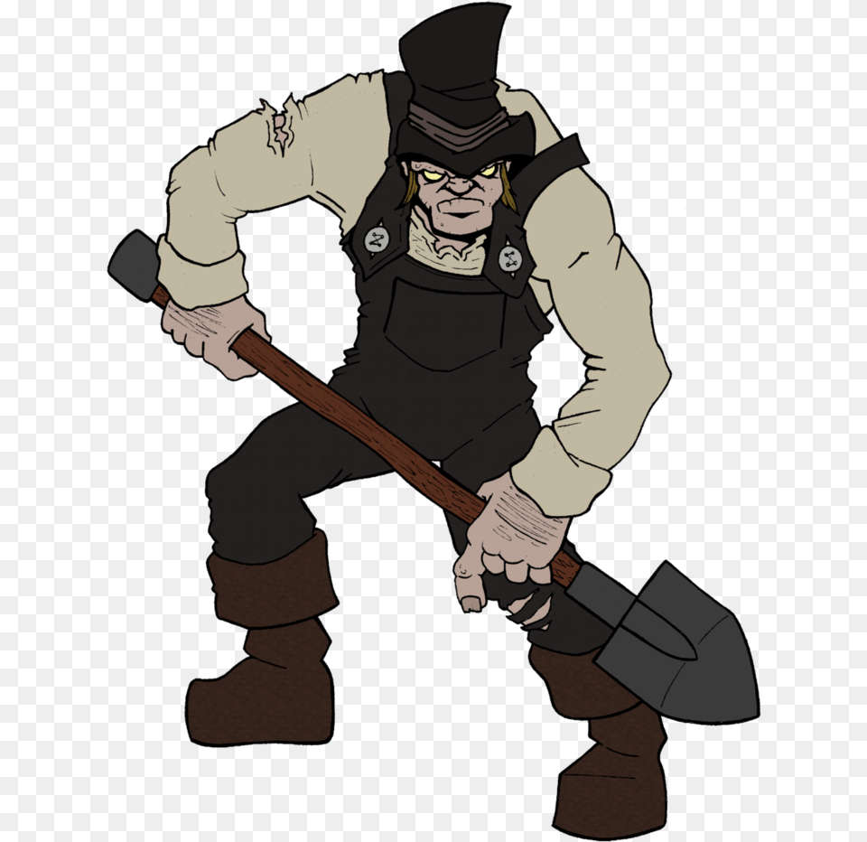 Grave Clipart Grave Digger Cartoon, Adult, Male, Man, Person Free Png