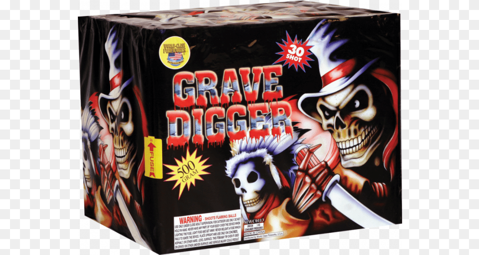 Grave Digger Grave Digger Firework, Baby, Person, Box Png Image