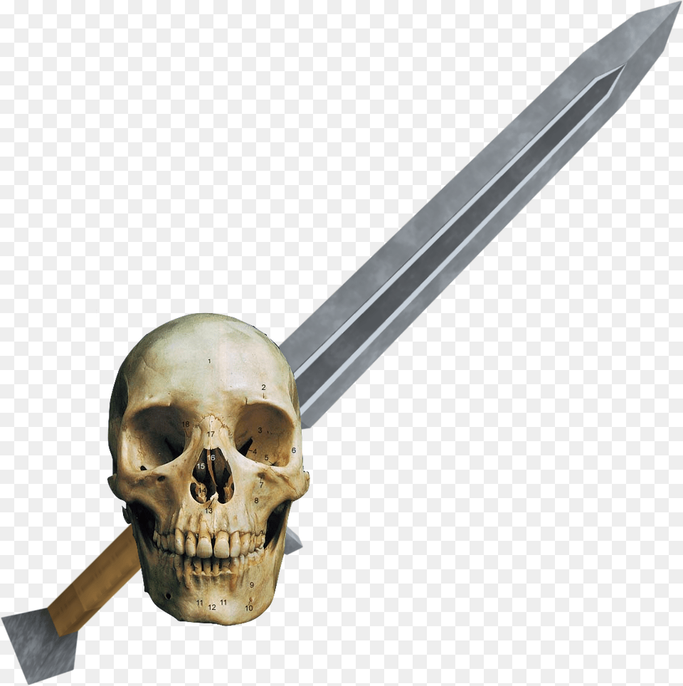 Grave Digger One Line, Sword, Weapon, Blade, Dagger Free Transparent Png
