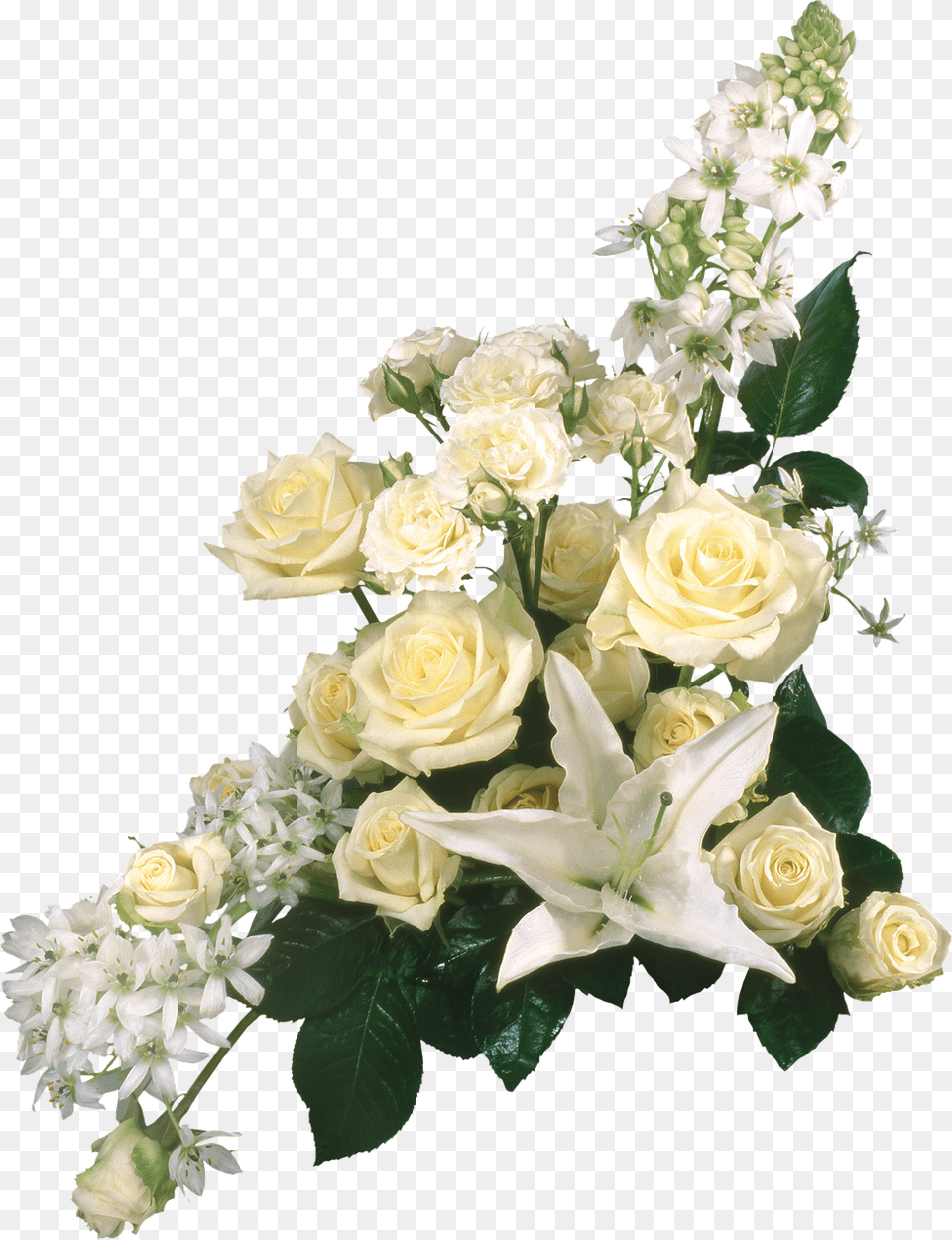 Grave Piece Flowers Picture Imagenes De Rosas Blancas En, Rose, Plant, Flower, Flower Arrangement Free Png Download