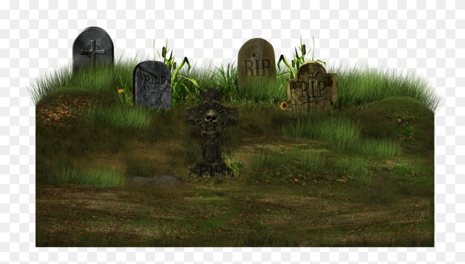 Grave Yard Graveyard In, Tomb, Gravestone, Outdoors, Cross Png Image