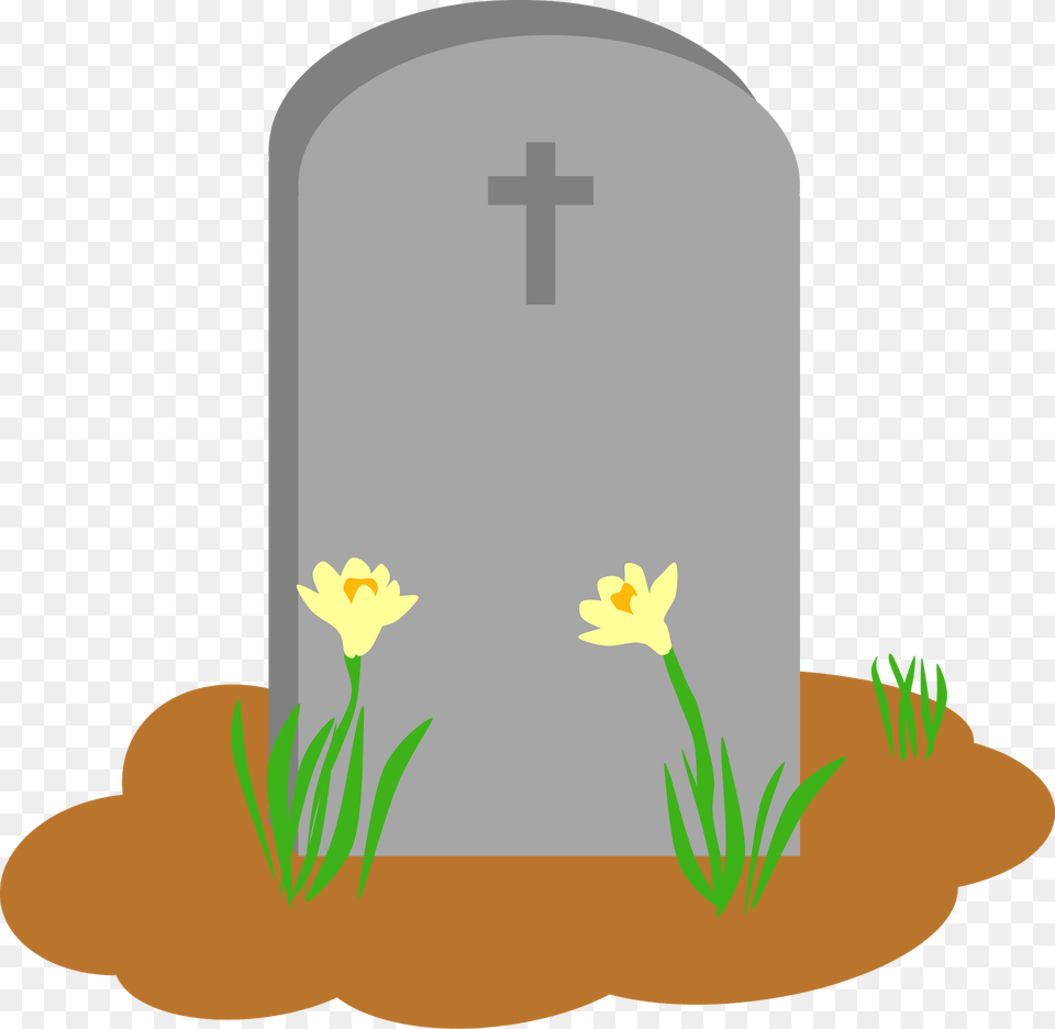 Gravesite With Flowers Clipart, Tomb, Gravestone, Flower, Plant Free Transparent Png