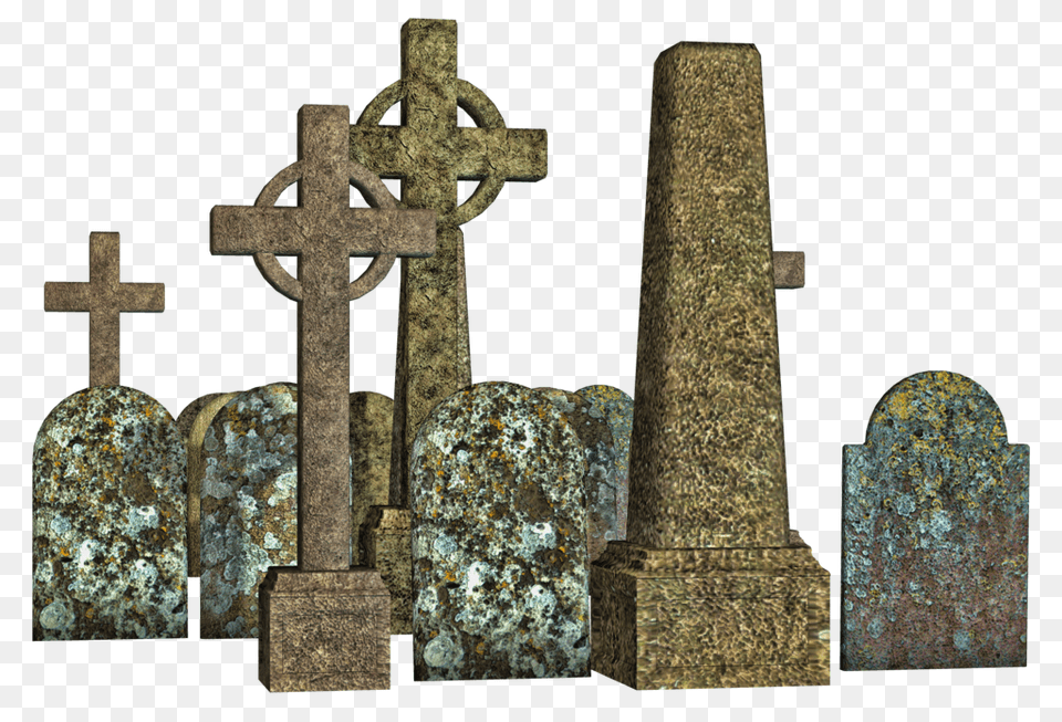 Gravestone, Cross, Symbol, Tomb Free Png