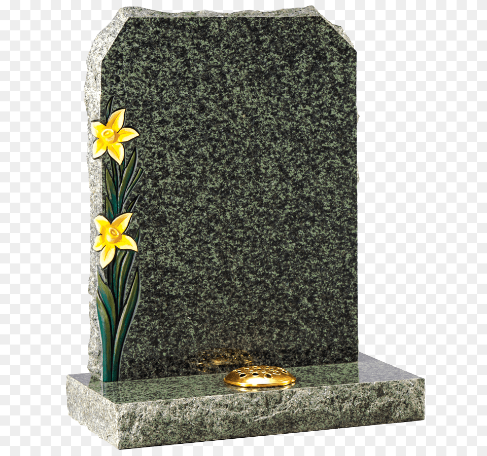Gravestone, Flower, Plant, Tomb, Daffodil Free Png Download