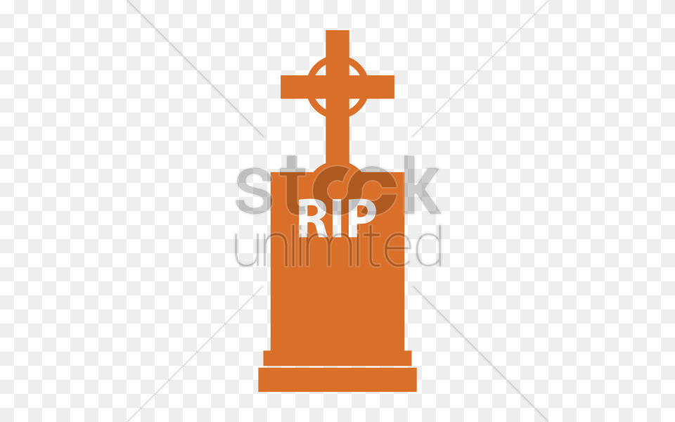 Gravestone Clipart Rip Cross Headstone, Symbol, Tomb Free Png