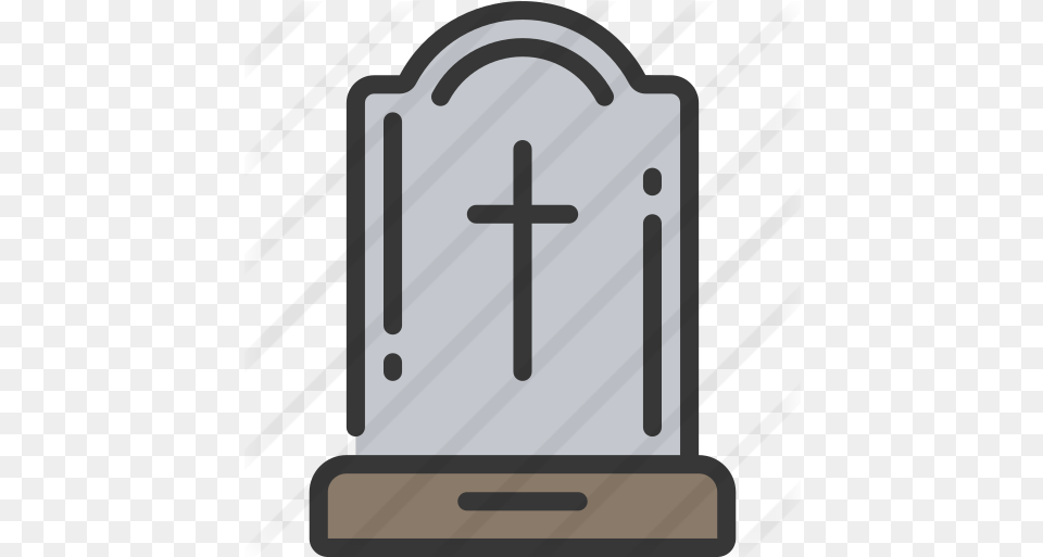 Gravestone Halloween Icons Clip Art, Tomb, Cross, Symbol, Altar Free Png Download