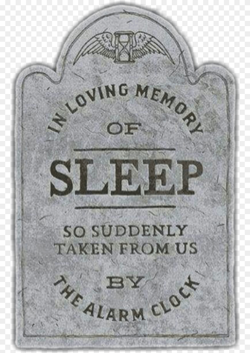 Gravestone Sleep Rip Freetoedit Headstone, Tomb, Book, Publication Free Png Download