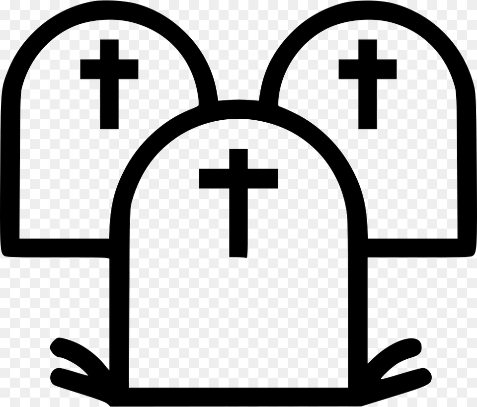Graveyard Grave Cross Tomb Stone Cross Icon, First Aid, Symbol, Altar, Architecture Free Transparent Png