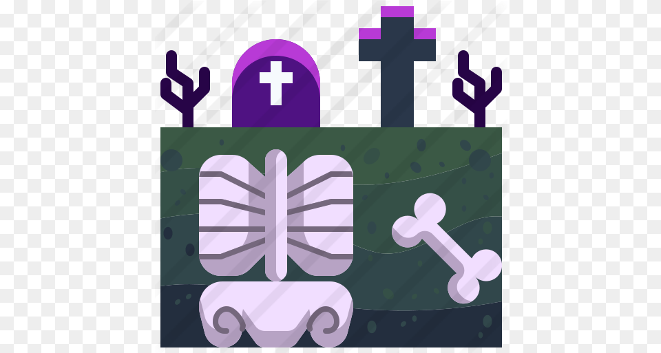 Graveyard Halloween Icons Cross, First Aid Png Image