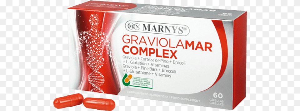 Graviolamar Complex Marny39s Graviolamar Plant Complex 60 Capsules, Medication Png Image
