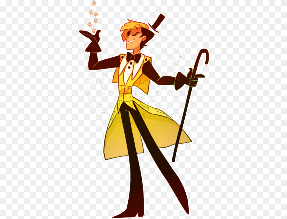 Gravity Falls Bill Cipher As A Human, Person, Cleaning, Face, Head Free Transparent Png