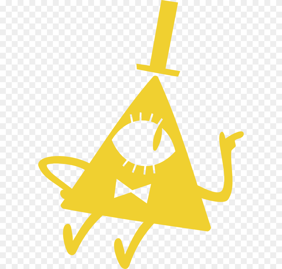 Gravity Falls Bill Cipher Vector, Clothing, Hat, Triangle Free Png Download