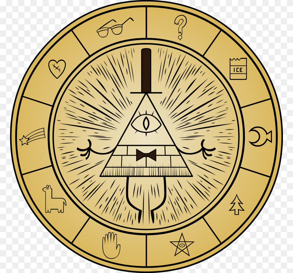 Gravity Falls Bill Cipher Wheel By Doctor G D7tqmb3 Gravity Falls Bill, Sundial, Disk Png