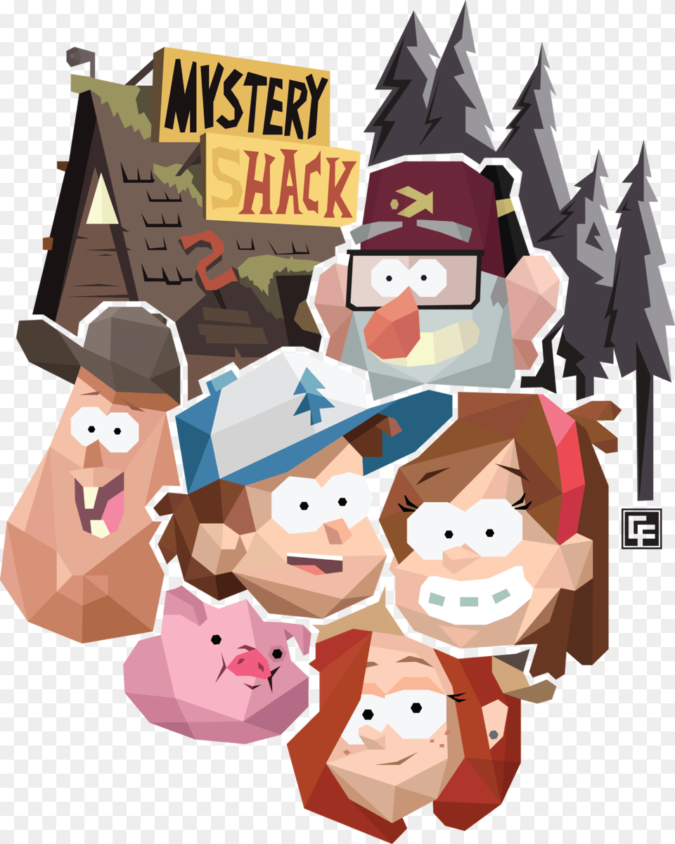 Gravity Falls By Calfrills Vector Gravity Falls, Publication, Book, Comics, Person Free Transparent Png