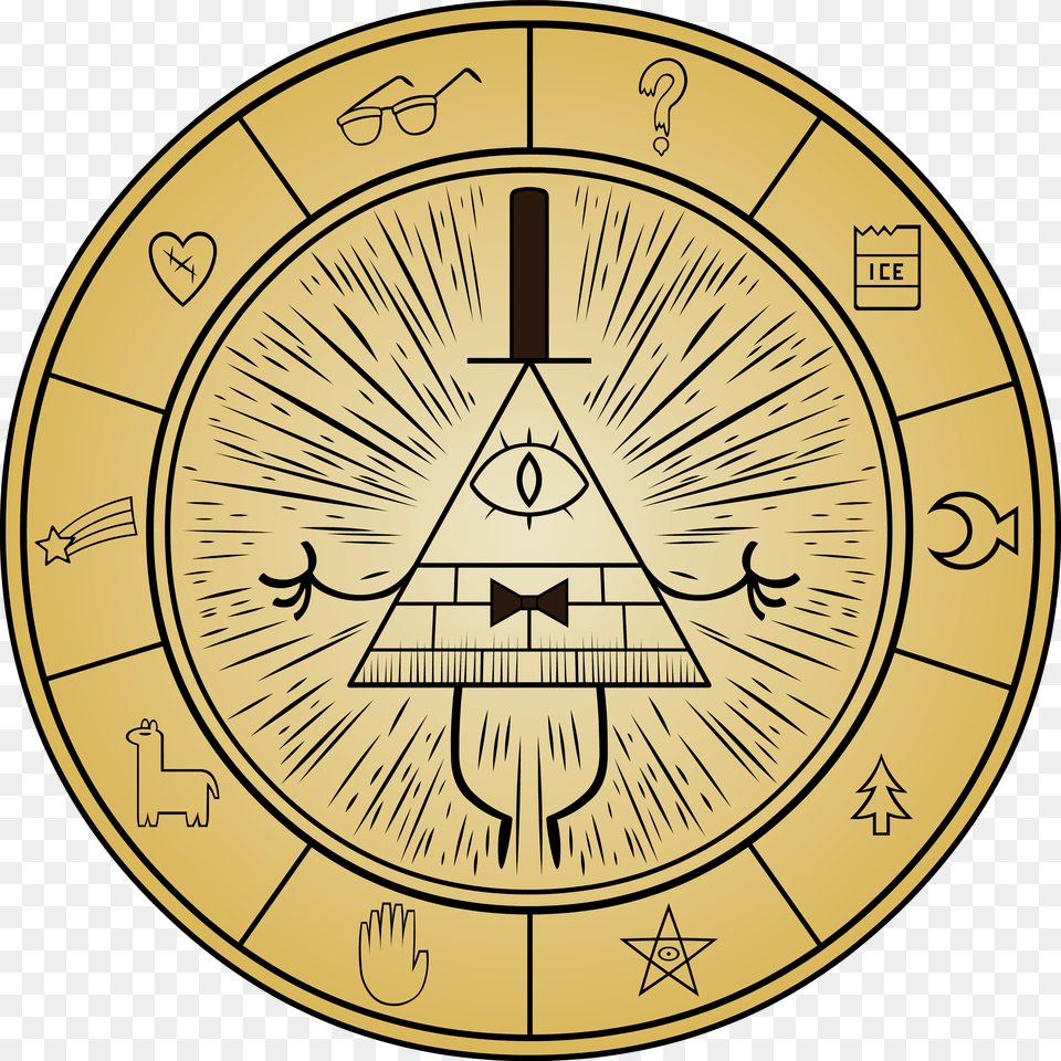 Gravity Falls Cipher Wheel, Disk, Sundial Png Image