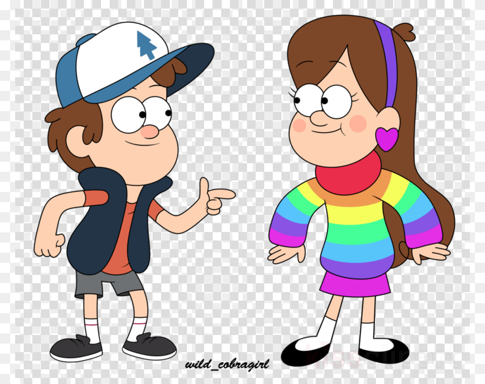 Gravity Falls Clipart Dipper Pines Mabel Pines Bill, Baby, Person, Face, Head Free Transparent Png