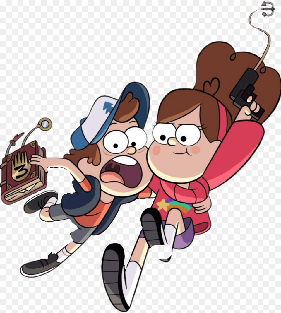 Gravity Falls Dipper Mabel Dipper And Mabel Grappling Hook, Baby, Person, Face, Head Png