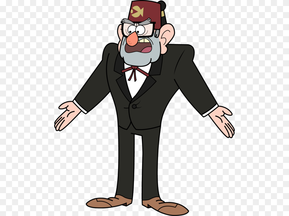 Gravity Falls Stan Costume, Suit, Clothing, Formal Wear, Person Free Transparent Png