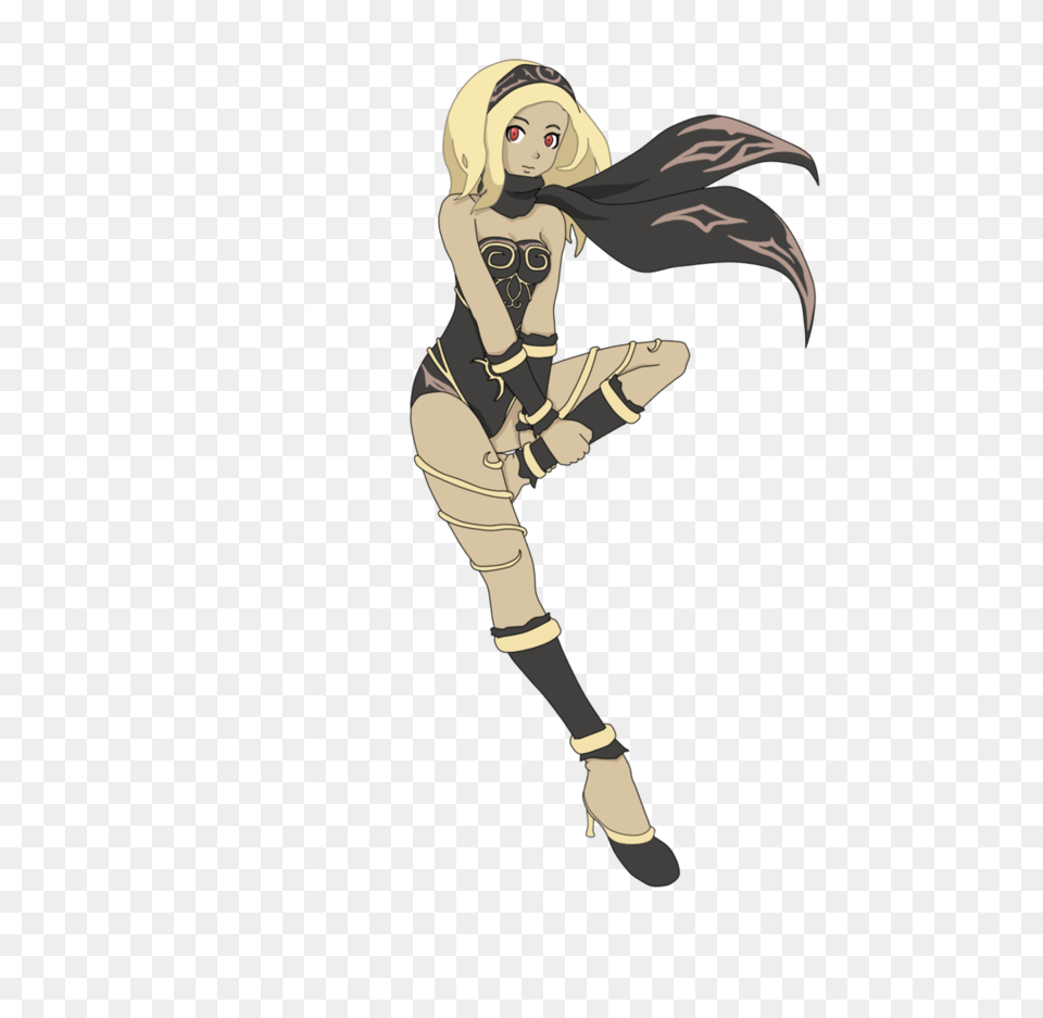 Gravity Rush Sitting, Book, Comics, Publication, Adult Free Png Download
