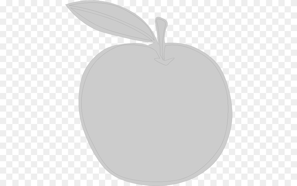 Gray Apple Clip Art Vector Clip Art Online Gray Apple, Plant, Produce, Fruit, Food Free Png Download