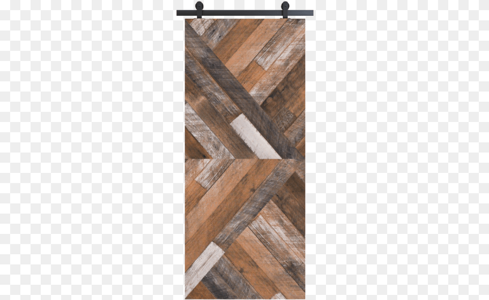 Gray Arrow Design Reclaimed Wood Barn Door Plank, Floor, Flooring, Hardwood, Indoors Free Png Download