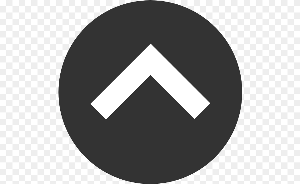 Gray Arrow Transparent Medium Icon White, Symbol, Disk, Sign Png