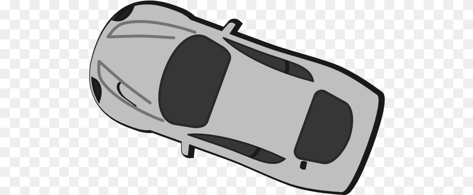Gray Car Top View 160 Clip Art At Clkercom Vector Car Clipart Black And White Top, Motorcycle, Transportation, Vehicle Png Image
