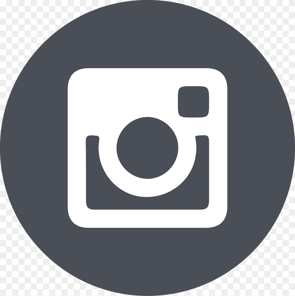 Gray Circle Instragram Icon Instagram Blue Icon, Photography, Disk, Camera, Electronics Png