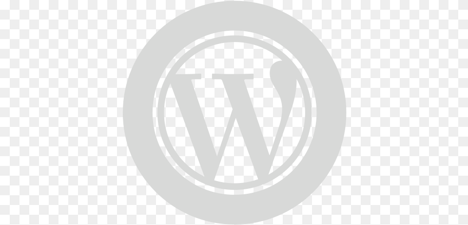 Gray Circle Wordpress Icon Wordpress Icon, Logo Free Transparent Png