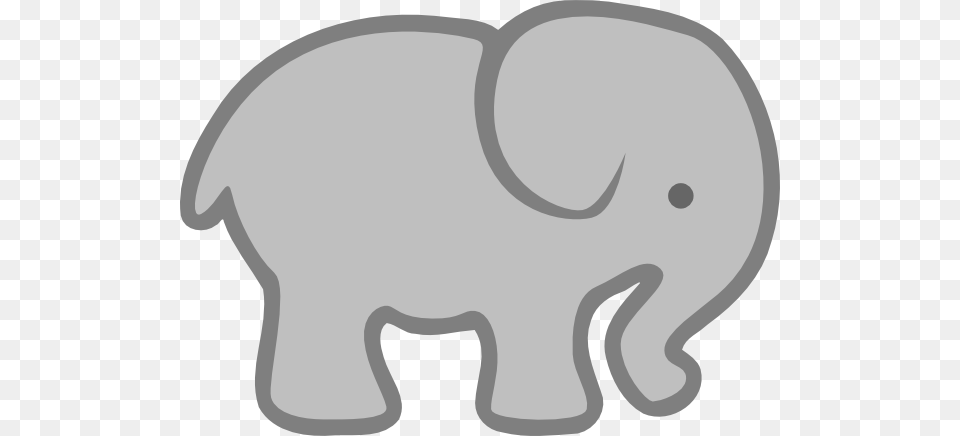 Gray Clipart Eliphant, Animal, Elephant, Mammal, Wildlife Free Png Download