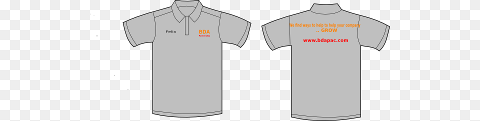 Gray Clipart Polo Shirt Gray Template Polo Shirt, Clothing, T-shirt Free Transparent Png