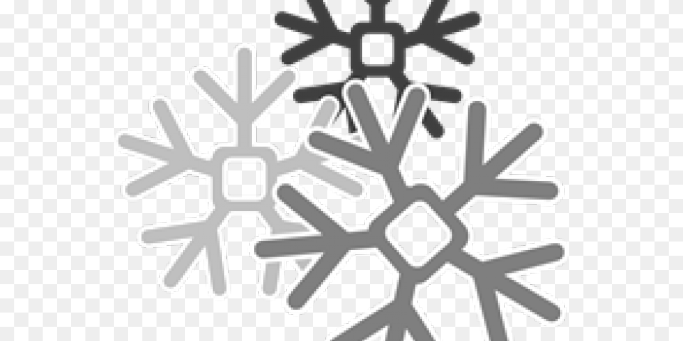 Gray Clipart Snowflake, Nature, Outdoors, Snow, Cross Free Transparent Png