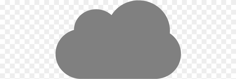 Gray Cloud 4 Icon Cloud Icon Gif, Heart Free Png Download