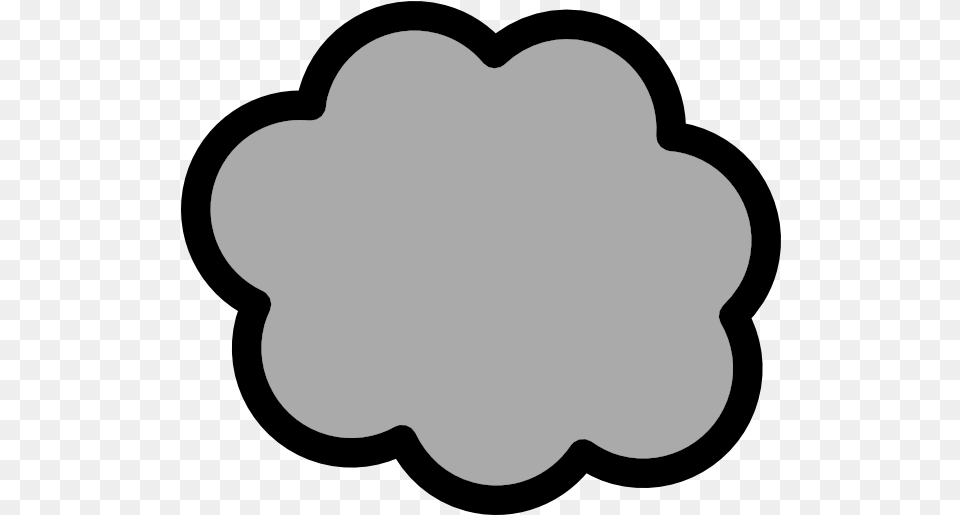 Gray Clouds Clipart 3 By Aaron Cloud Of Smoke Cartoon Nube Rosa, Nature, Outdoors, Astronomy, Moon Free Transparent Png