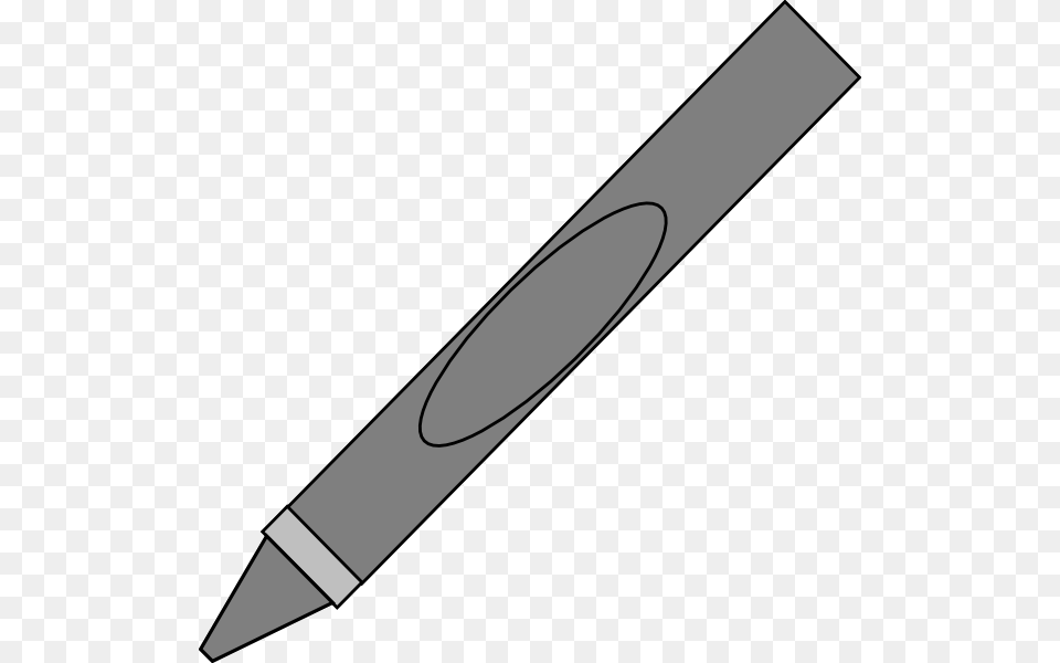 Gray Crayon Clip Art At Vector, Blade, Razor, Weapon, Pen Png Image