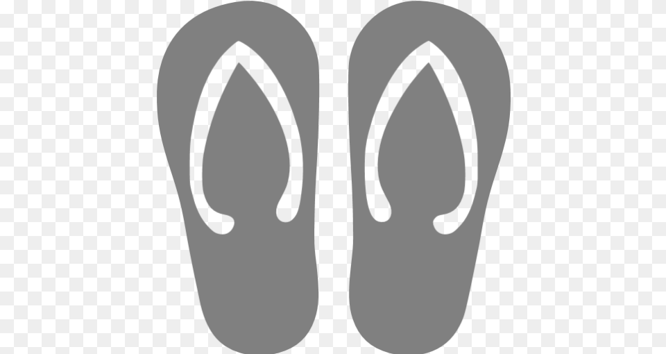 Gray Flip Flop Icon Sandpit, Clothing, Flip-flop, Footwear, Smoke Pipe Png