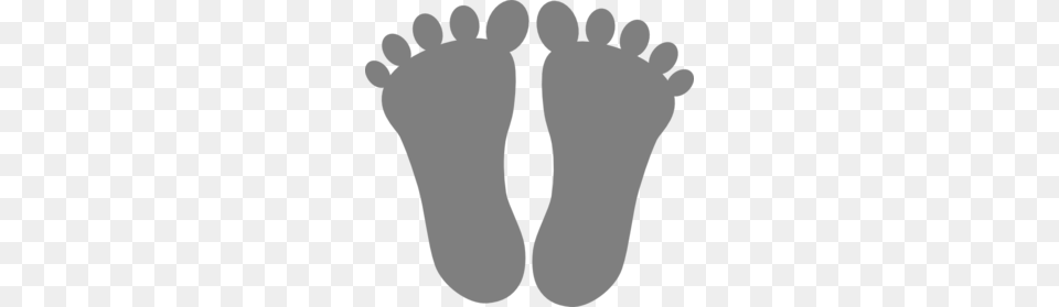 Gray Footprints Clip Art, Footprint, Baby, Person Free Transparent Png