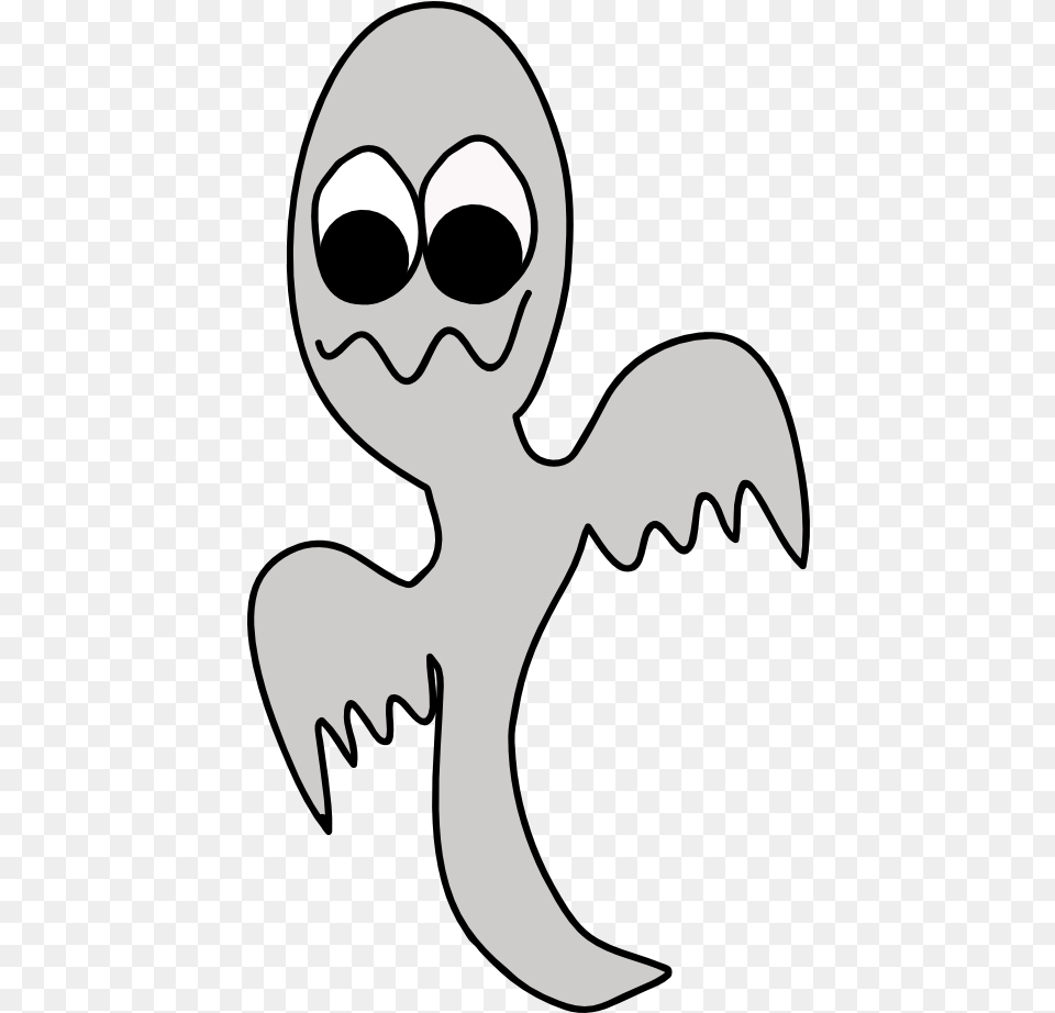 Gray Ghost Clipart Line Art, Alien, Stencil, Baby, Person Png