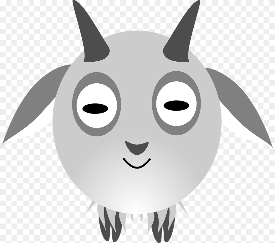 Gray Goat Face Clipart, Animal, Fish, Sea Life, Shark Free Png