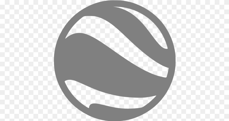 Gray Google Earth Icon Logo Google Earth Gris, Sphere, Sport, Ball, Football Free Png Download