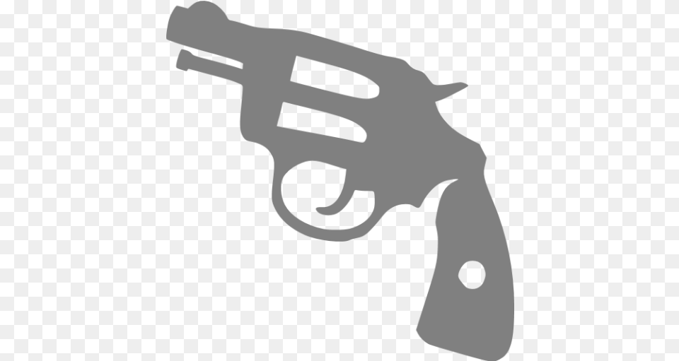 Gray Gun 2 Icon Gambar Senjata Free Fire Hitam Putih, Firearm, Handgun, Weapon, Person Png