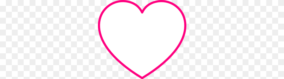 Gray Heart With Pink Outline Clip Art Free Png