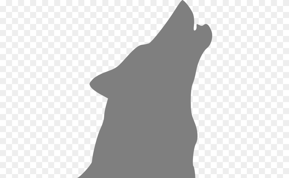 Gray Howling Wolf Clip Arts For Web, Silhouette, Animal, Fish, Sea Life Free Png