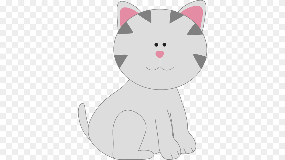 Gray Kitty Cat Clip Art Gray Cat Clip Art, Animal, Mammal, Pet, Baby Png